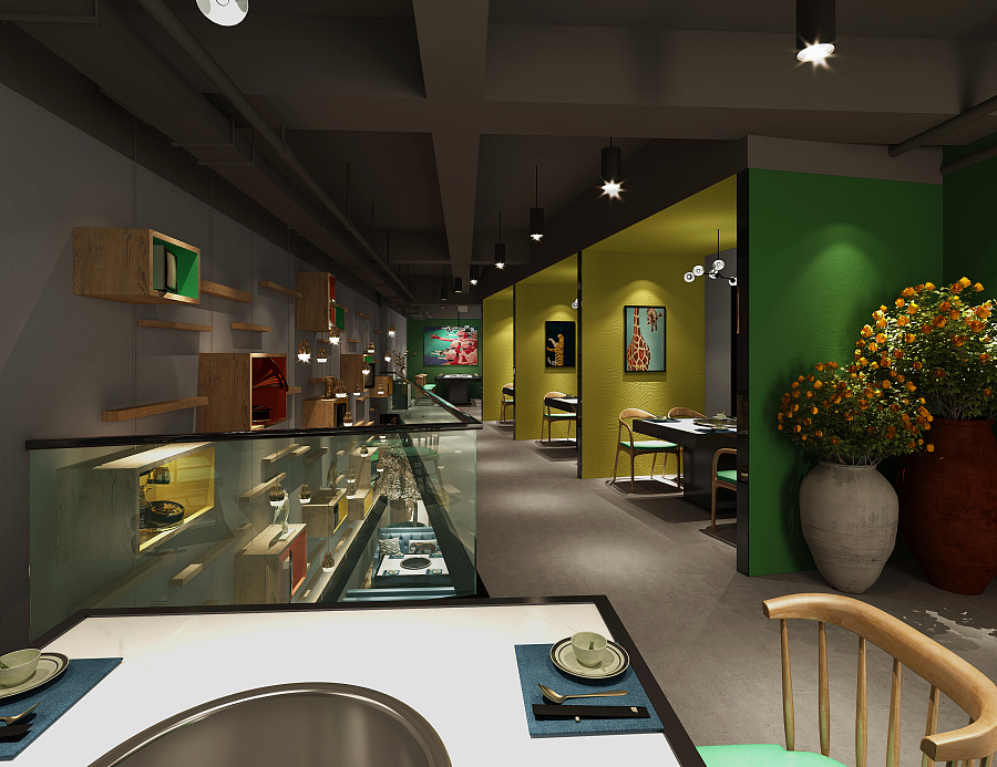 成都特色火鍋店裝修餐廳家具及合理布局!-裝修設(shè)計公司德盛裝飾 17508248420|展示設(shè)計 |空間|成都火鍋店裝修a - 原創(chuàng)設(shè)計作品 