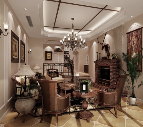 美式風(fēng)格-富力灣,富力灣別墅美式風(fēng)格220平米別墅裝修設(shè)計圖片_樣板間_實景圖-搜房網(wǎng)裝修設(shè)計網(wǎng)
