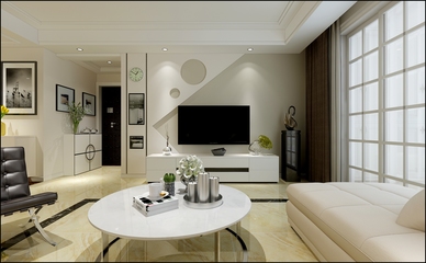 6萬(wàn)元打造148平米現(xiàn)代簡(jiǎn)約三居室——青島裝修設(shè)計(jì)案例解析